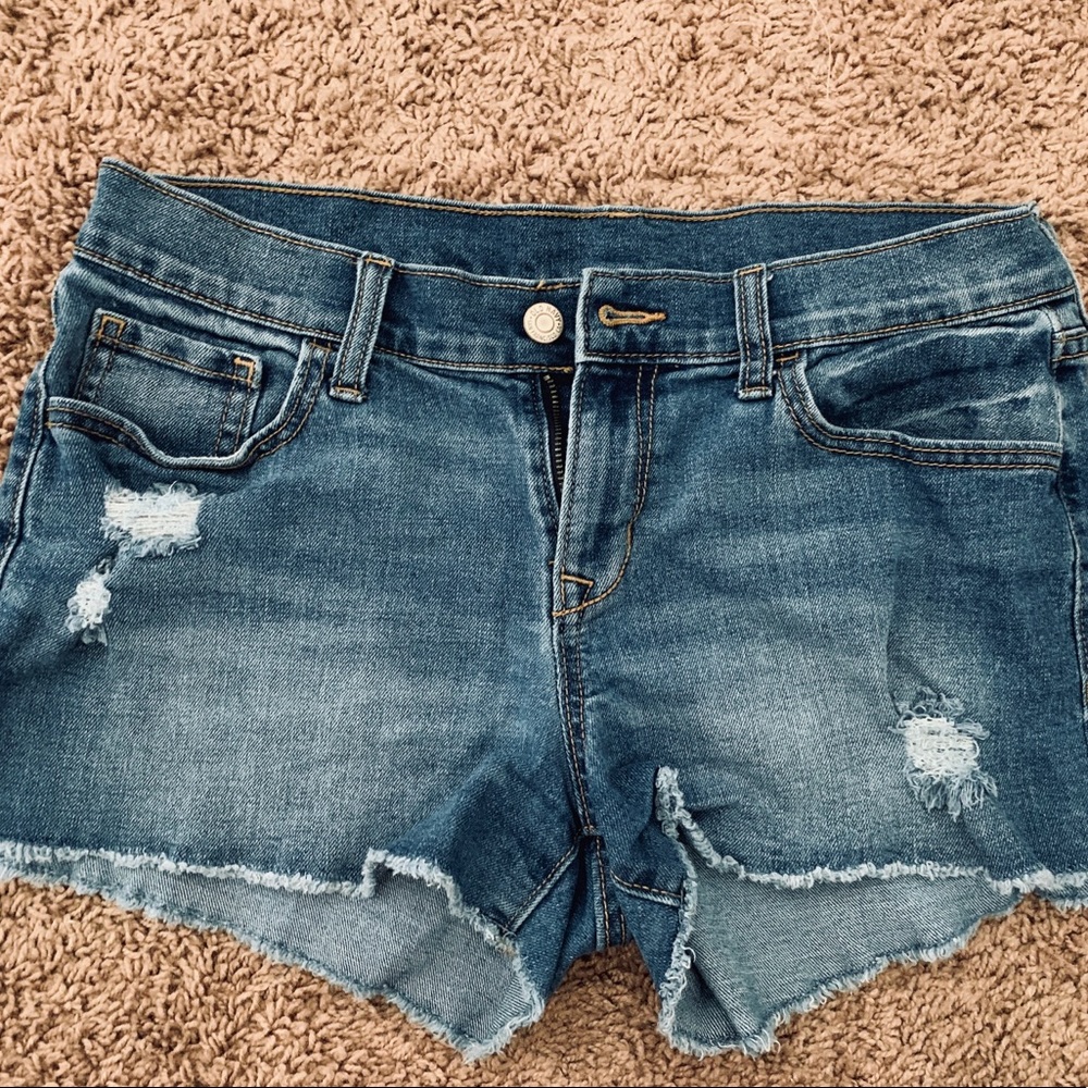 Denim shorts